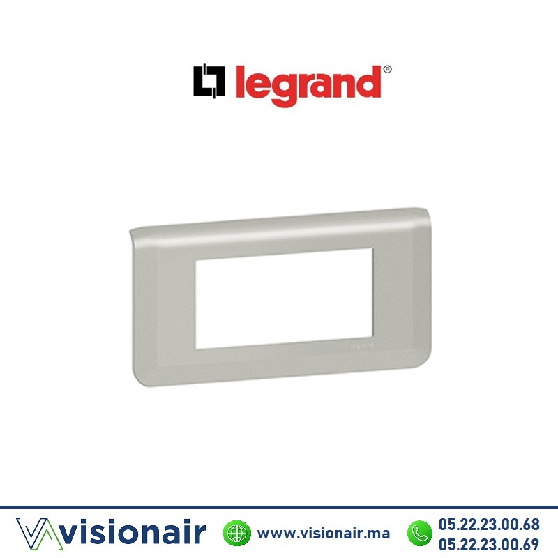 Plaque Mosaic Legrand 4M hor Alu 079314L Casablanca Maroc