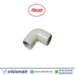 Raccord coudé Tube PVC AISCAN D20 Casablanca Maroc