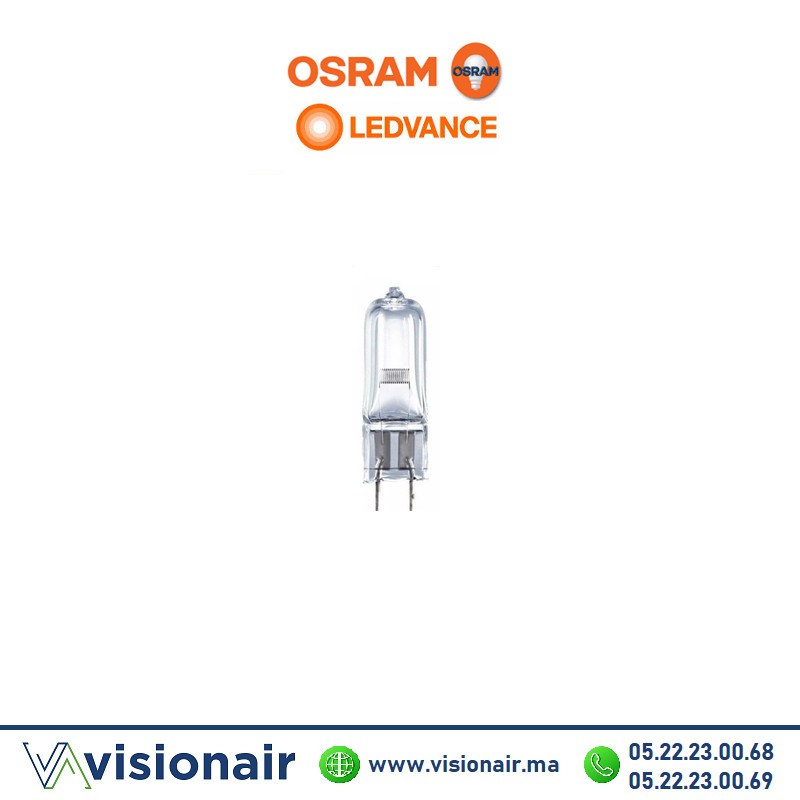 Lampe OSRAM 64640 HLX 24V 150W G6.35 Casablanca Maroc