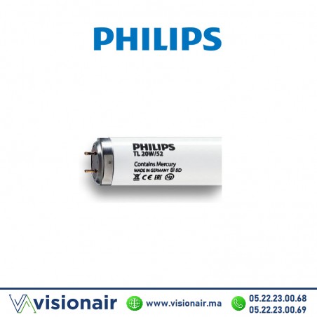 Tube PHILIPS TL 20W/52 SLV/25  Casablanca Maroc