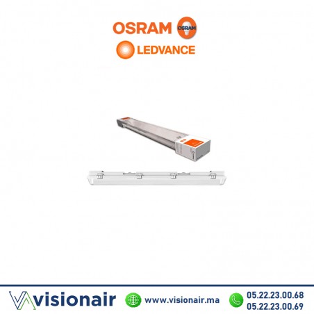 Réglette étanche OSRAM LEDVANCE 2x120cm IP65 (vide) Casablanca Maroc