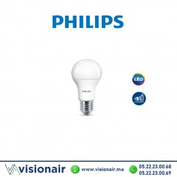 Ampoule LED Philips Essential 11W E27 3000°K Casablanca Maroc