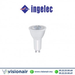 Ampoule LED INGELEC GU10 7W 3000°K LEDS07G10J Casablanca Maroc