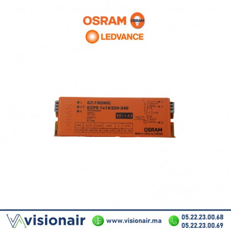 Ballast électronique 1x18W Osram EZ-TRONIC EZP8 Casablanca Maroc