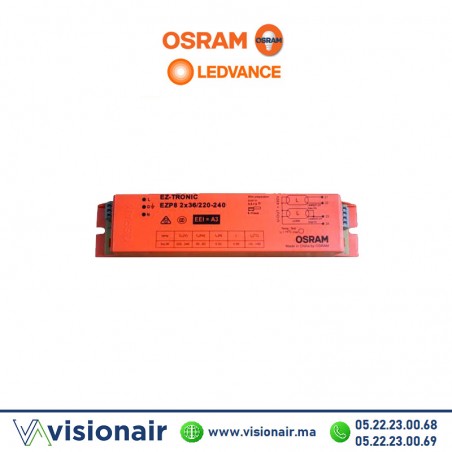 Ballast électronique 2x36W Osram EZ-TRONIC EZP8 Casablanca Maroc
