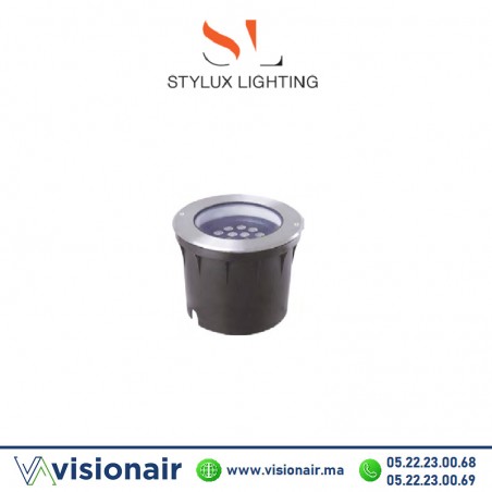 Encastré de sol STYLUX lighting 24W 6500°K IP67 Casablanca Maroc