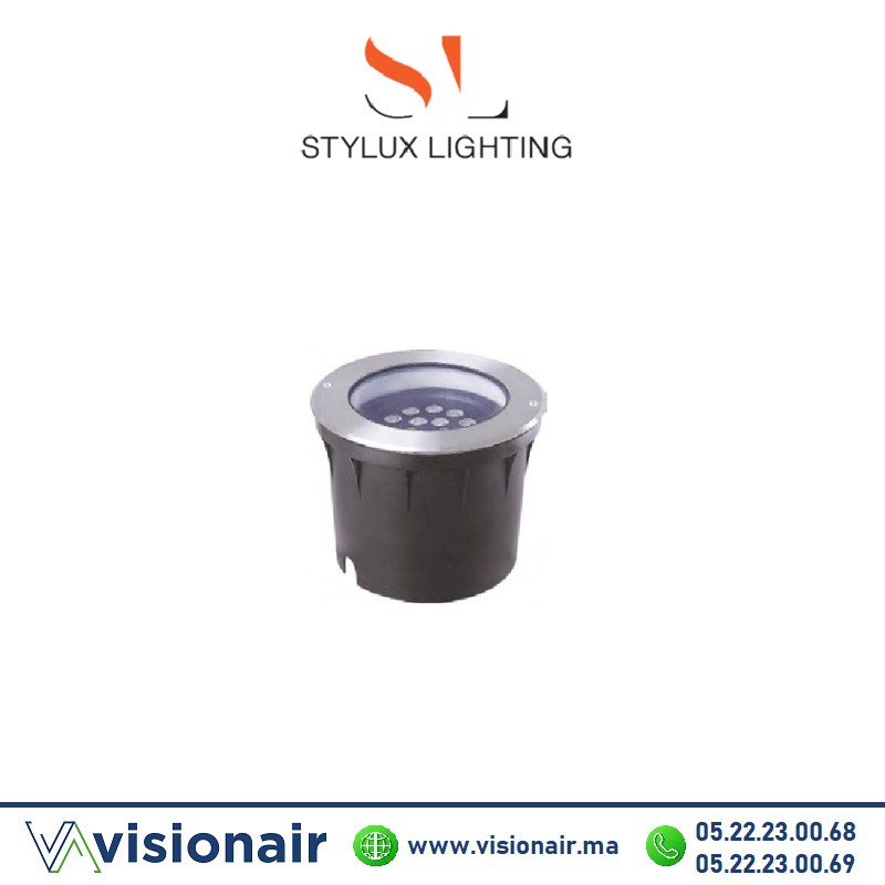 Encastré de sol STYLUX lighting 36W 6500°K IP67 Casablanca Maroc