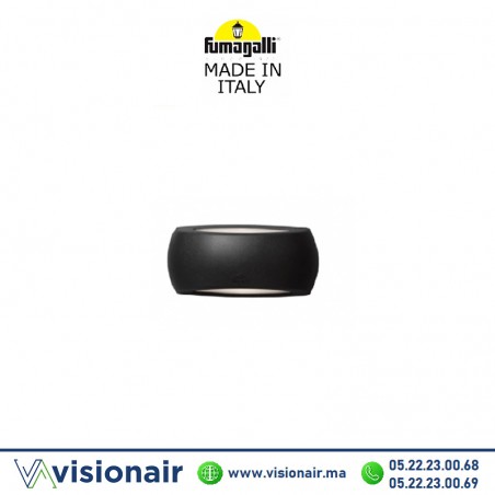 Applique murale FUMAGALLI FRANCY UP&DOWN noir Casablanca Maroc