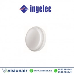 Hublot LED INGELEC rond 18W 6500°K IP54 7503/18AB Casablanca Maroc