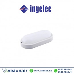 Hublot LED INGELEC ovale 18W 6500°K IP54 7505/18B Casablanca Maroc