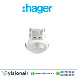 Détecteur de  Hager prés & mouvement enc 10m 360° EER501 Casablanca Maroc