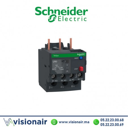 Relais thermique SCHNEIDER 0.4A…0.63A TESYS LRD04 Casablanca Maroc