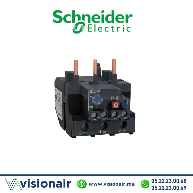Relais thermique SCHNEIDER 55A..70A TESYS LRD3361 Casablanca Maroc