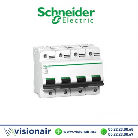 Disjoncteur SCHNEIDER C120N 4P 80A A9N18373 Casablanca Maroc