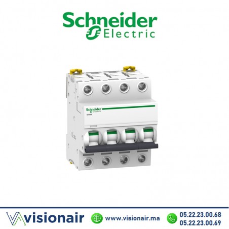 Disjoncteur SCHNEIDER ACTi9 iC60N 4P 25A A9F74425 Casablanca Maroc