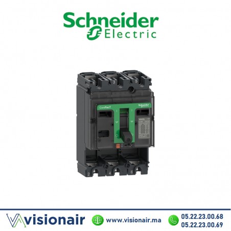 Compact Schneider NSX100N 100A 3P 50KA sans déclencheur Casablanca Maroc