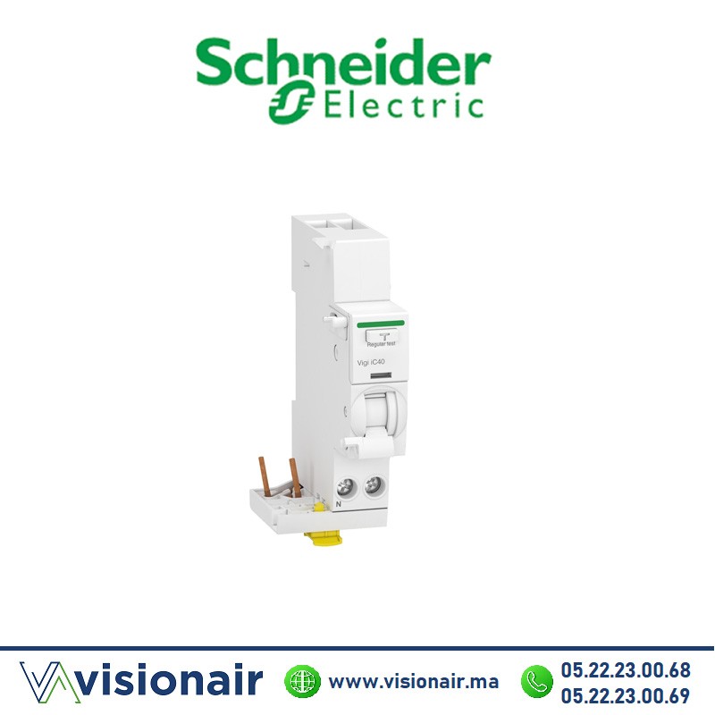 Vigi ACTI9 Schneider IC40 1P+N 40A 30mA AC A9Y82640 Casablanca Maroc