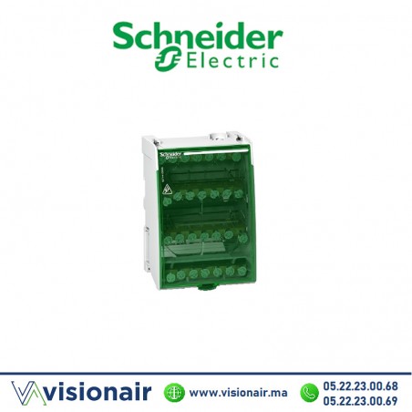 Répartiteur étagé tétra SCHNEIDER 100A 4x7 Trous LGY410028 Casablanca Maroc