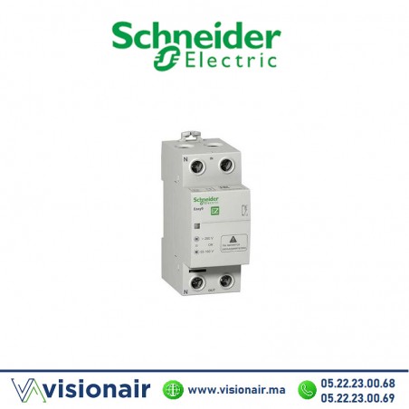 Voltage  Schneider relay 2P 63A EZ9C1263 Casablanca Maroc