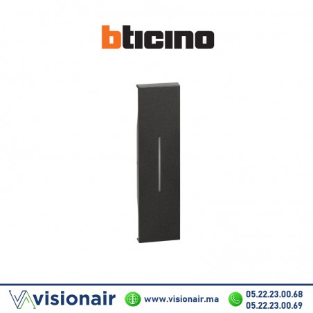 Enjoliveur pour cmde éclairage 1M BTICINO Living Now Noir BTKG01 Casablanca Maroc