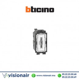 Commande volets roulants 1M BTICINO Living Now BTK4027 Casablanca Maroc