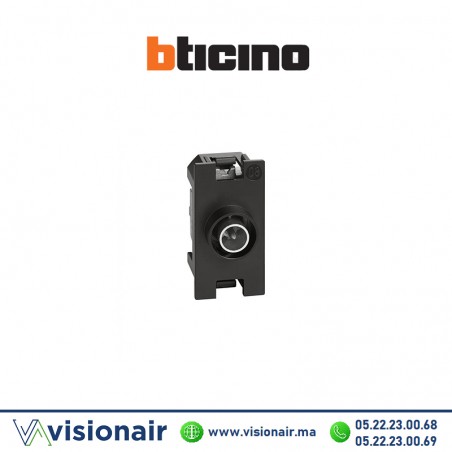 Prise TV simple mâle BTICINO Living Now BTK4202D Casablanca Maroc