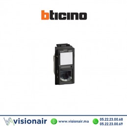 Prise RJ45 CAT6 FTP 1M BTICINO Living Now noir BTKG4279C6F Casablanca Maroc