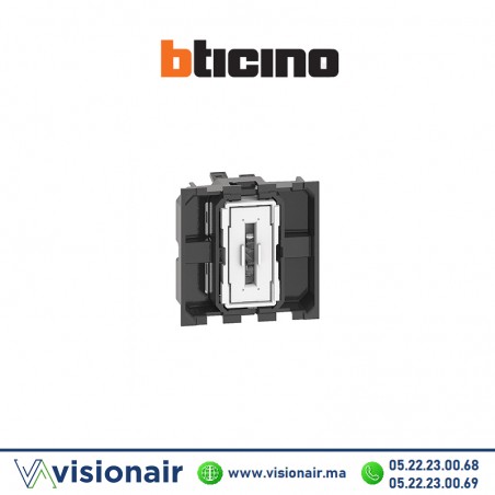 Poussoir 2M BTICINO Living Now BTK4005M2A Casablanca Maroc