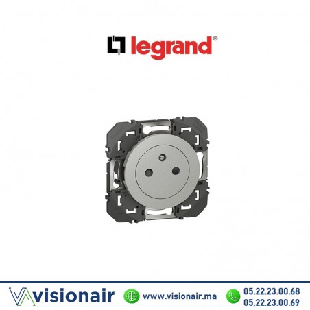Prise de courant 2P+T surface LEGRAND Dooxie alu 600435 Casablanca Maroc