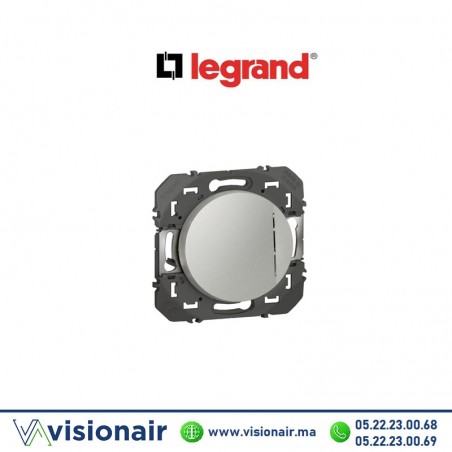 Interrupteurs VV lumineux  LEGRAND Dooxie alu 600111 Casablanca Maroc