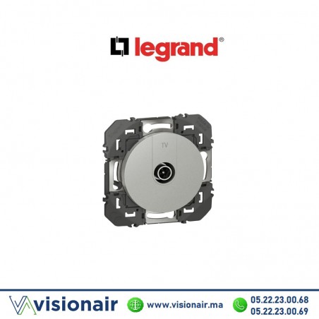 Prise TV MALE ETOILE BLINDEE LEGRAND Dooxie alu 600451 Casablanca Maroc