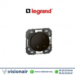 Variateur toutes lampes LEGRAND Dooxie noir 095270 Casablanca Maroc