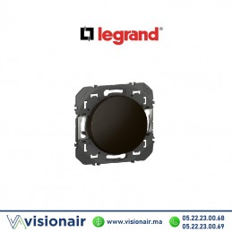 Interrupteur va & vient LEGRAND Dooxie noir 095260 Casablanca Maroc