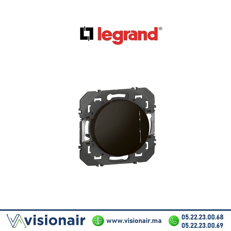 Poussoir simple Legrand dooxie avec voyant lumineux  0 952 67