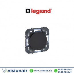 Obturateur Legrand Dooxie finition Noir mat 600244 Casablanca Maroc