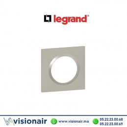 Plaque carrée 1 poste LEGRAND Dooxie plume 600821 Casablanca Maroc