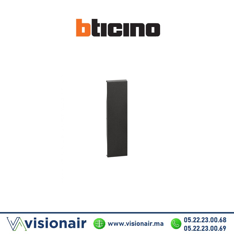 Enjoliveur obturateur 1M Noir BTICINO Living Now BTKG00 Casablanca Maroc