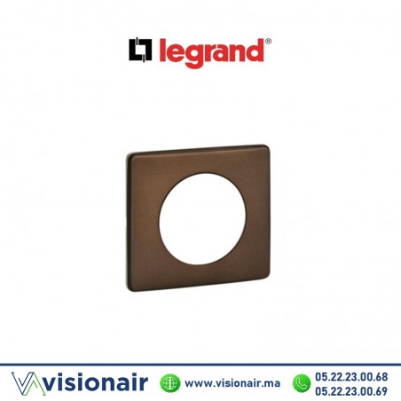 Plaque alu chocolat Legrand Céliane 1P 066791 Casablanca Maroc