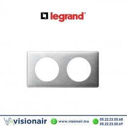 Plaque  métal aluminium Legrand Céliane 2P 068922 Casablanca Maroc
