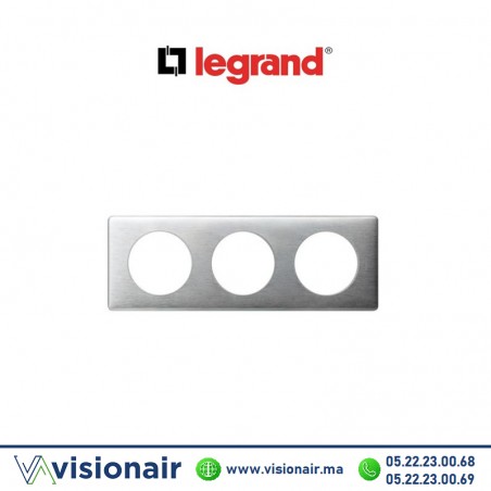 Plaque métal aluminium Legrand Céliane 3P 068923 Casablanca Maroc