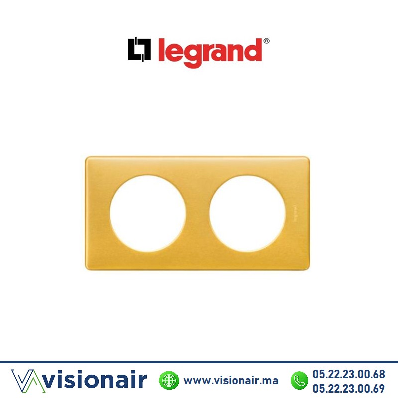 Plaque Laiton Legrand Céline 2P 068792 Casablanca Maroc