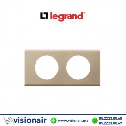 Plaque Nickel velours Legrand Céliane 2P 069112 Casablanca Maroc