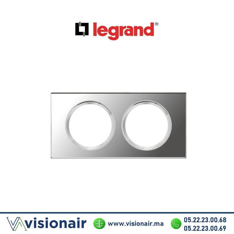 Plaque Matières Verre Miroir LEGRAND Céliane 2P 069122 Casablanca Maroc
