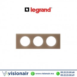 Plaque Matières Verre Moka LEGRAND Céliane 3P 069463 Casablanca Maroc