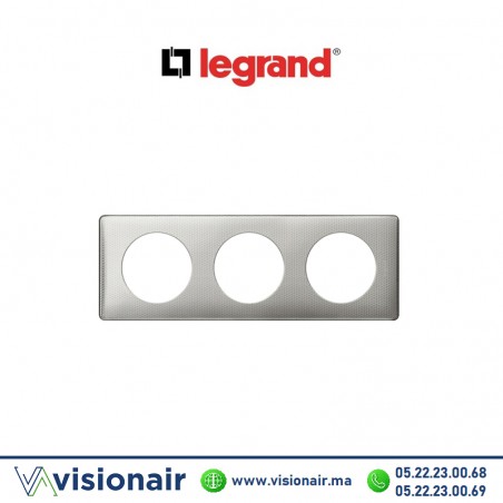 Plaque Métal Alu Snake Legrand Céliane 3P 098892 Casablanca Maroc