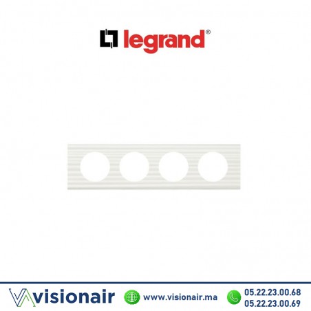 Plaque Matières Corian® Cannelé Legrand Céliane 4P 069014 Casablanca Maroc
