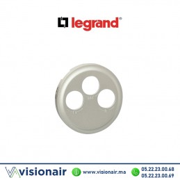 Enjoliveur Prise TV-R-SAT Titane Legrand Céliane 068585 Casablanca Maroc