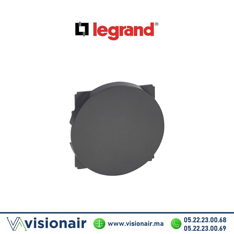 Enjoliveur obturateur Graphite Legrand Céliane 067943 Casablanca Maroc