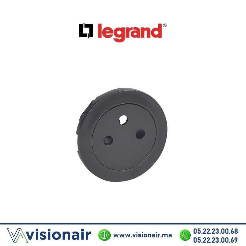 Enjoliveur Prise 2P+T Graphite Legrand Céliane 067911 Casablanca Maroc