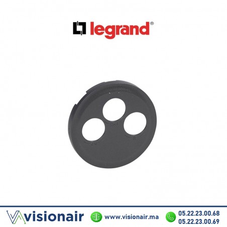Enjoliveur Prise TV-R-SAT Graphite Legrand Céliane 067985 Casablanca Maroc